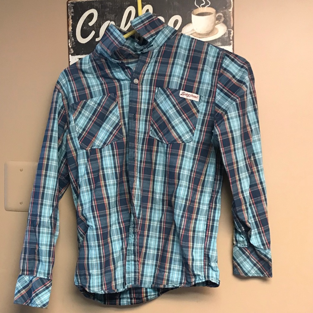 Lucky Brand Button Down Mens